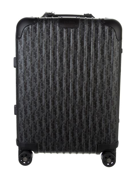 black dior rimowa|Dior Rimowa luggage price.